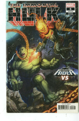 THE IMMORTAL HULK #6 Brent Schoonover Cosmic Ghost Rider VS Variant Cover